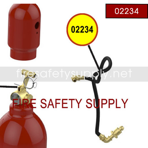 Amerex 02234 - Hose Assembly 1/4 x 20 Nitrogen