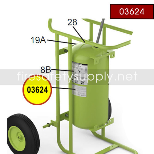 Amerex 03624 Nameplate for Model# 600K