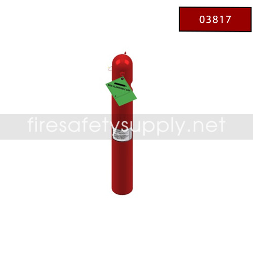 Amerex 03817 Nitrogen Cylinder Charged with Cap