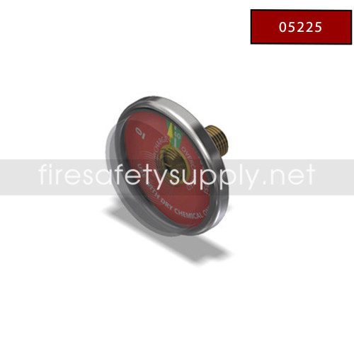 Amerex 05225 Pressure Gauge 240 PSI for High Performance Fire Extinguishers