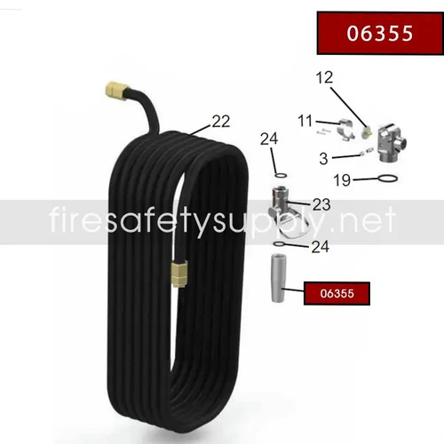 Amerex 06355 Nozzle Tip, Anodized (.375")(50/150 lb)