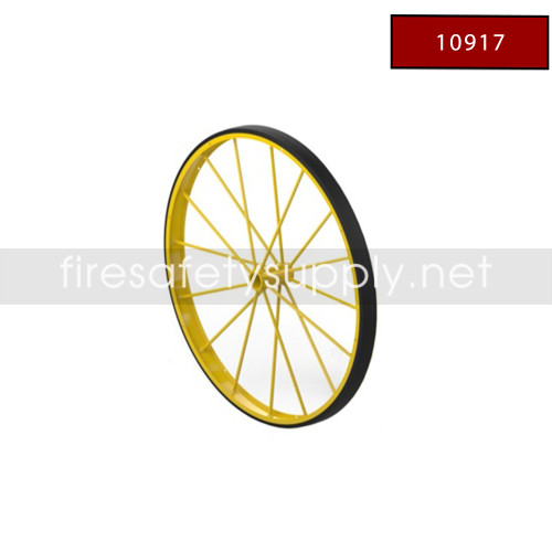 Amerex 10917 Rubber Wheel Assembly, Yellow