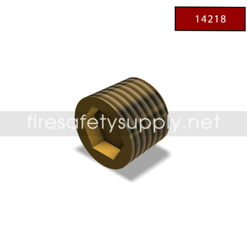 Amerex 14218 Pipe Plug, Brass, 1/4" Safety Discharge Port 125 lb Wheeled