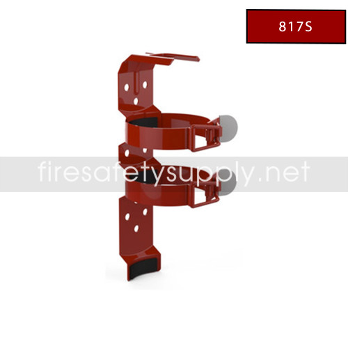 Amerex 817S Aviation Vehicle Fire Extinguisher Bracket 2 Strap Red