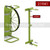 Amerex 21941 Hose Support with Hardware, Green