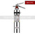Amerex B417TC 2.5 lb. ABC Chrome Fire Extinguisher