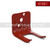Amerex 819 Wall Hanger Bracket, Red (item# 01521), Aluminum Valve