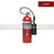 Buckeye 46600 Carbon Dioxide Extinguisher, 20 lb with Wall Hook