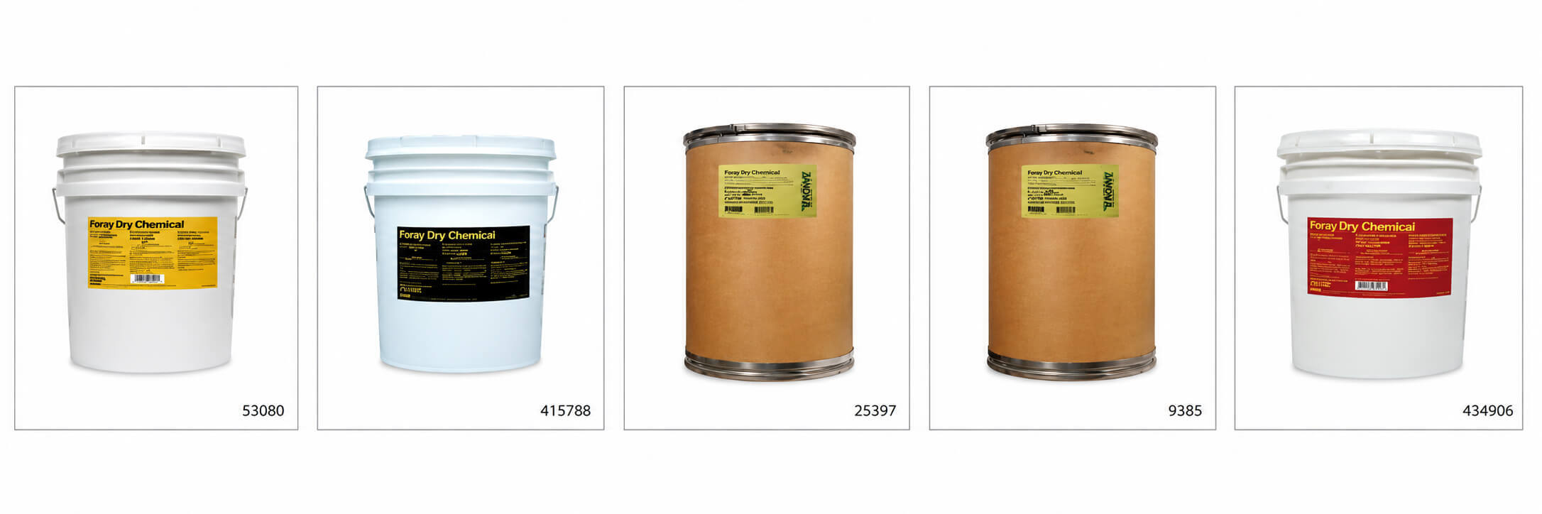 ANSUL FORAY Dry Chemical Agent product and part number reference