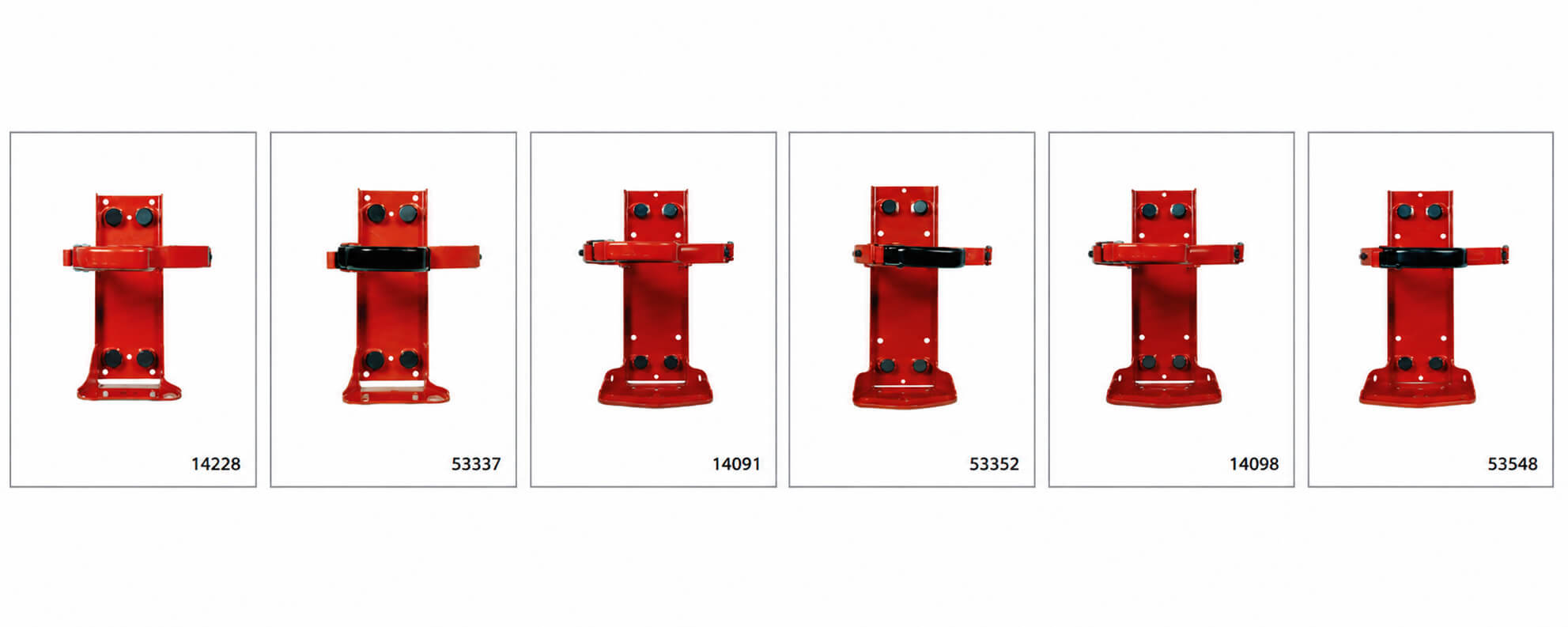 ANSUL RED LINE Cartridge-Operated Multi-Purpose Brackets bracket and accessory reference image 1