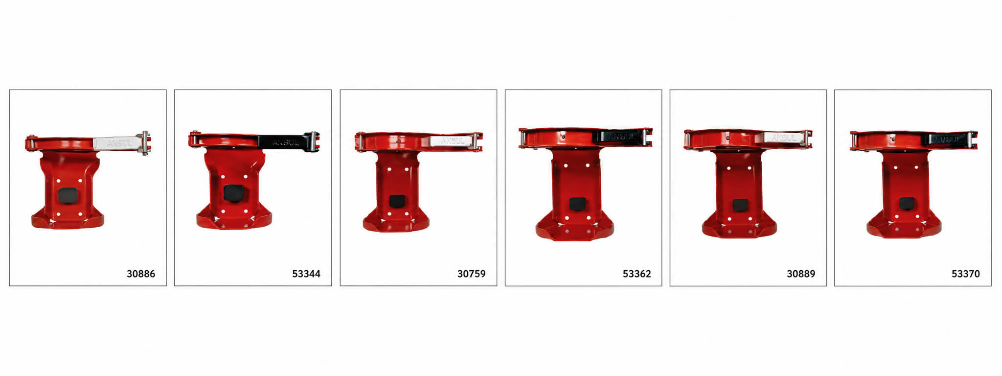 ANSUL RED LINE Heavy Duty (HD) Vehicle Brackets bracket and accessory reference image 1