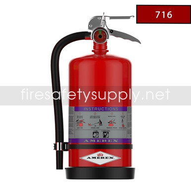 Amerex 716 13.2 lb. Purple K Fire Extinguisher | 80-B:C Z-Series