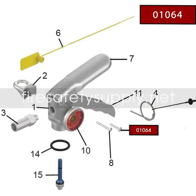 Amerex 01064 Handle Rivet, Aluminum (Aluminum Valve Models)