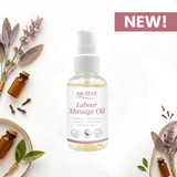 Labour massage Oil, with Clary sage, clove oil. Pain relief for labour, reduces stress, calming birth