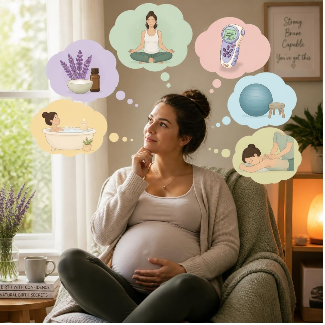 Natural pain relief options for labour