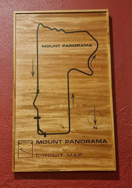 Mount Panorama timber /resin art