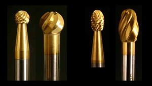 Industrial Carbide Burs, Ball and Oval shapes, 1/4" shanks Industrial Carbide Burs, Ball and Oval shapes, 1/4" shanks
