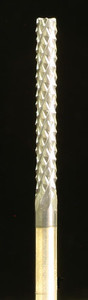 1/8" shank diameter extra long fiberglass bur. Titanium ceramic coating for increased wear resistance. 1/8" shank diameter extra long fiberglass bur. Titanium ceramic coating for increased wear resistance.