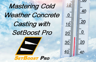 Mastering Cold Weather Concrete Casting with SetBoost Pro