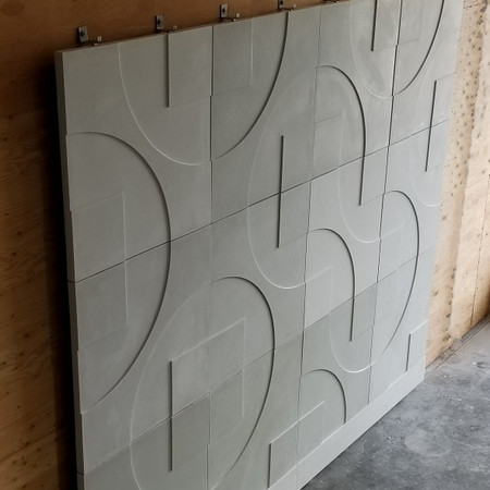 Cladding Panel Mold-Squares and Circles