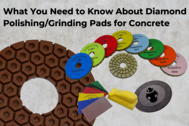concrete table polishing with diamond pads 800 to 3000 grit progression