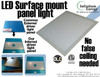 LED Surface mount  panel light 2x2'