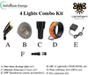4 Cast-Brass shoot up light COMBO Kits