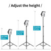 Portable Floodlight with Telescopic Stand