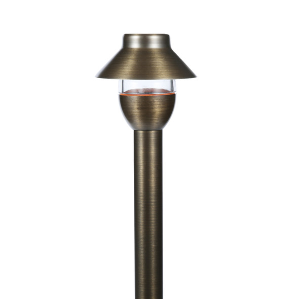 Low Voltage Outdoor Brass Path Light