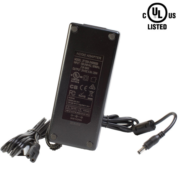 UL Rated 24V 5.0A 120W Power Supply