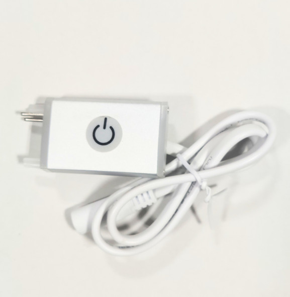 Sleek and durable touch switch designed for airline-style dual LED light strips, supporting up to 120W DC power. Features seamless touch control for modern lighting systems, providing a convenient and stylish solution. Easy to install and CE, RoHS, and UL certified for safety and reliability, making it perfect for enhancing lighting functionality in homes, offices, or commercial settings.