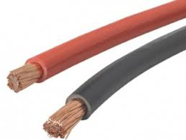 Made in Canada red and black AWG #2 battery cable