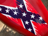 Rebel Flag motorcycle tank