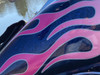 High-Quality Pink Bike Flame Stickers