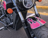Old School / Hot Rod - Indian Scout No. 8 - Motorcycle Flame decals - Black Cherry/Smoke pinstripe - 8pc set 