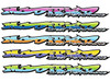 Modified street performance (graffiti style) - 2pc set -  Create your perfect color combo