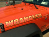 Orange hood decals shown