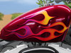 Devil's Tails - Flame decals - Tangerine/Plum Airbrushed - 6pc set 