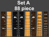 Set A  88 piece
The set can cover 8 Guitars or mix and match them