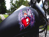 Sacred heart halo - Tank, fender & fork decals  (7 piece set)  