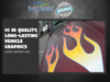 No. 12 Semi - Truck Tribal Flame decals  - Choose from 3 Colors