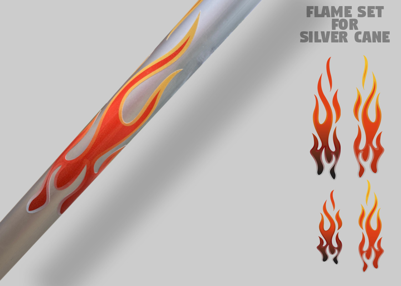 Cane Flames (4 piece set)