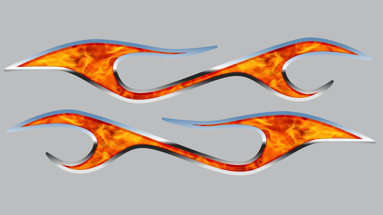 flame graphics for bug rigs