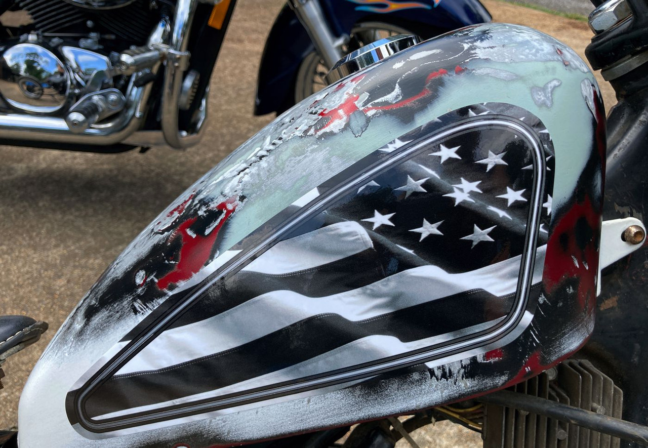 Subdued / Black & White | Tactical | American Flag | Patriotic