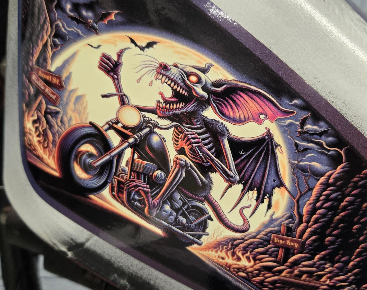 RATchet Rider |Harley Sportster Tank decals | 3 piece set