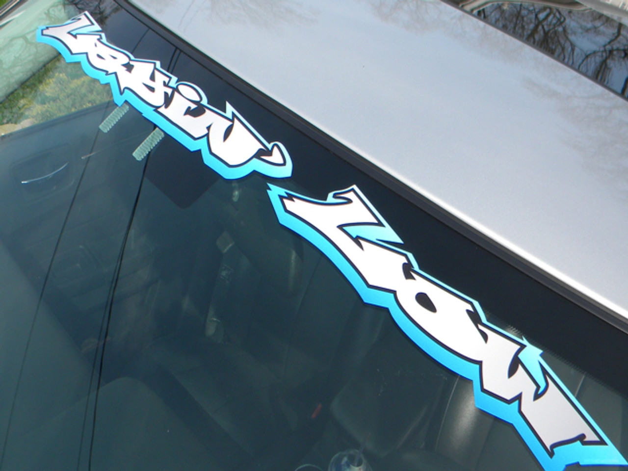 Laying low graffiti decal for bagged cars and trucks