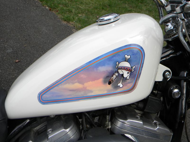 Native American 2 pc set - Sportster tank panels - East Coast