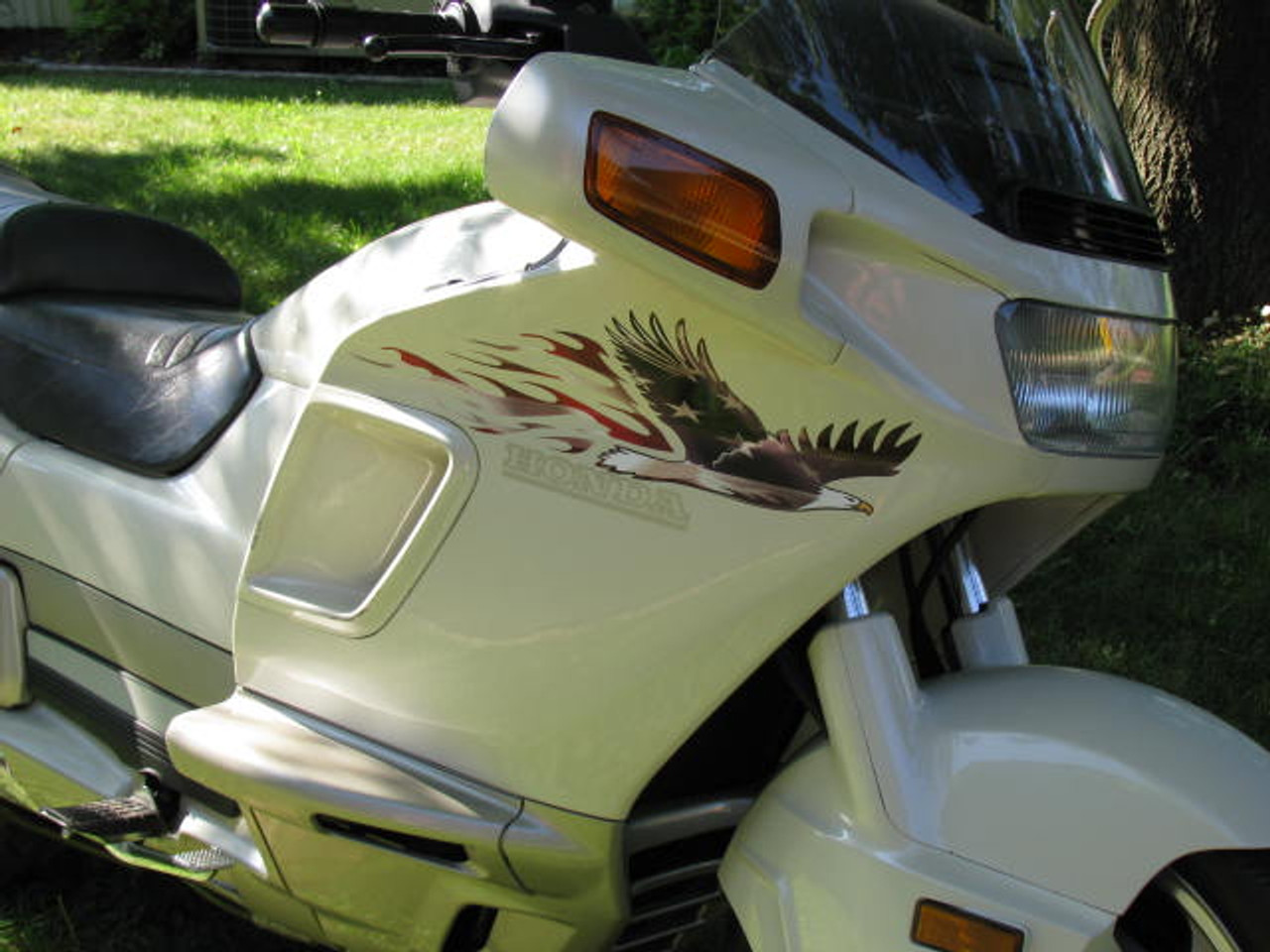 These Eagle decals can fit on your motorcycle too. Especially on saddlebags.