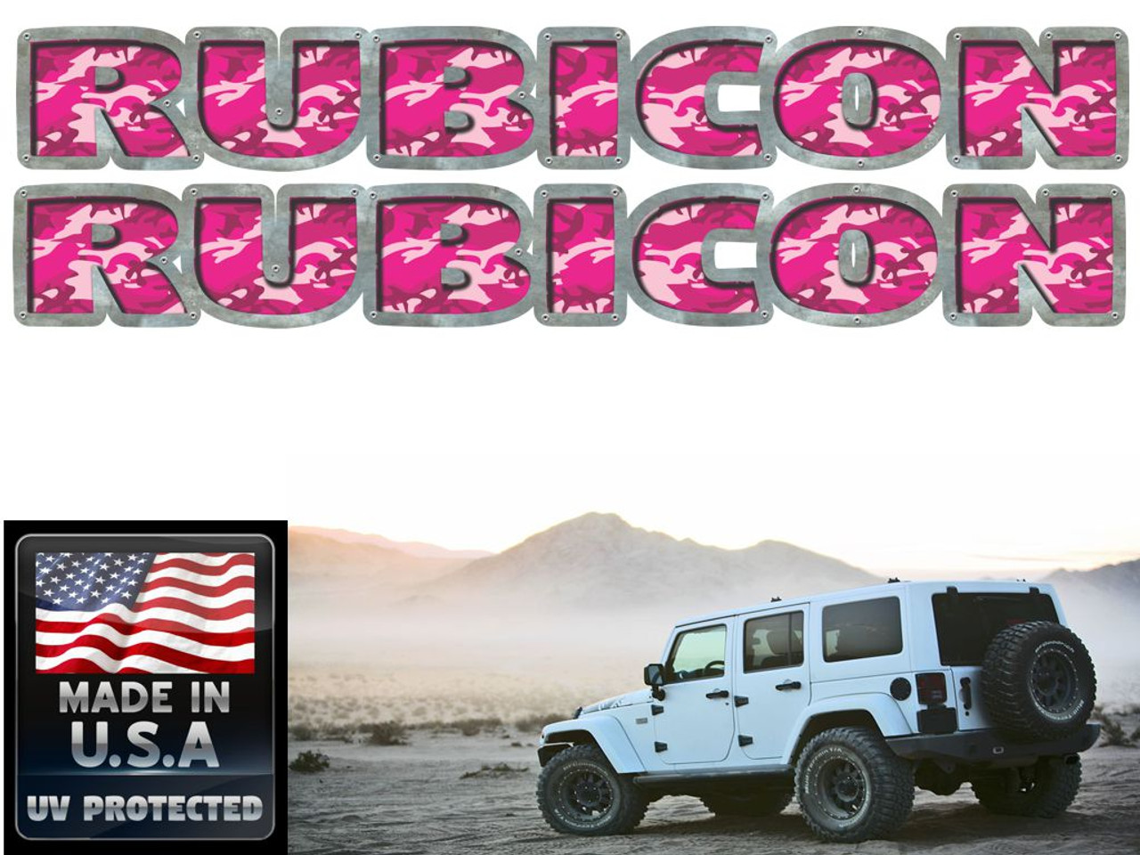 Jeep Rubicon Pink Camo 2 piece set