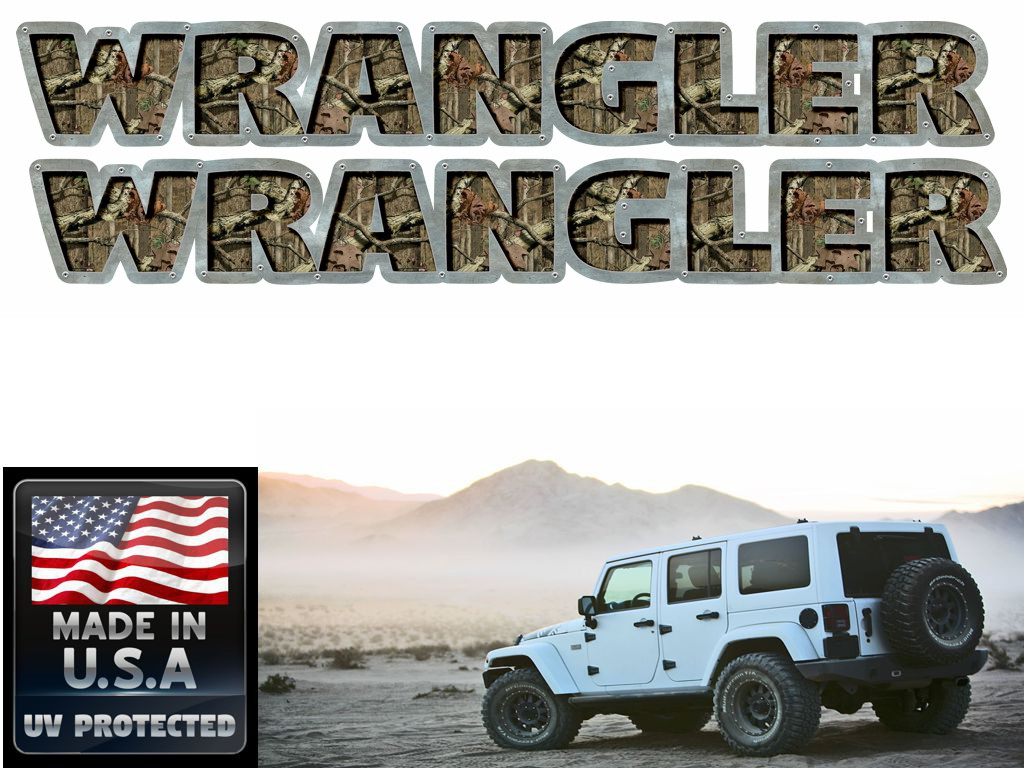 Jeep Wrangler Mossy Oak 2 piece set